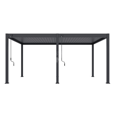 Shuttershade Aluminium Pergola 360x530x255cm Charcoal RAL 7015 Vrijstaand