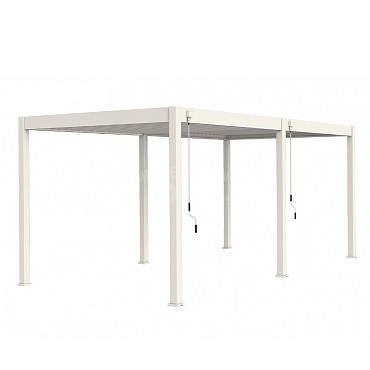 Shuttershade Aluminium Pergola 360x530x255cm White RAL 9016 Vrijstaand