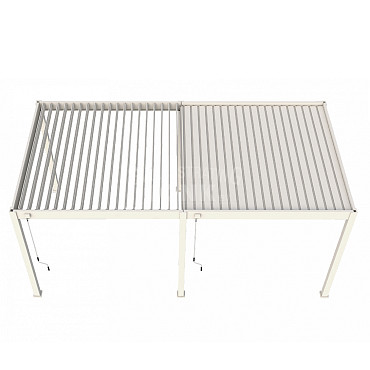 Shuttershade Aluminium Pergola 360x530x255cm White RAL 9016 Vrijstaand