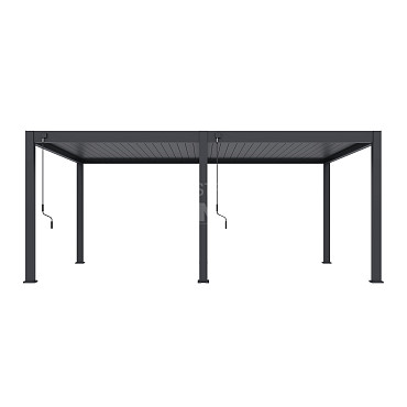 Shuttershade Aluminium Pergola Prime 400x600x255cm Charcoal RAL 7015 Vrijstaand