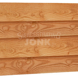 JWOODS Wand Modern 301 tot 400 cm - Zweeds rabat naturel dubbelzijdig