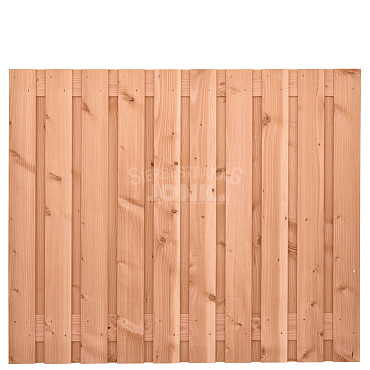 Tuinscherm Zwarte Woud geschaafd onbehandeld Douglashout 21-planks 180x150 cm