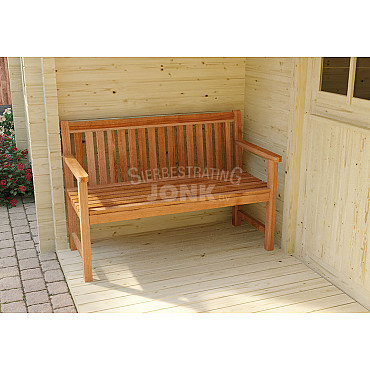 Tuinbank Nice geolied hardhout 125x55x86 cm