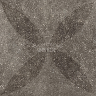 VT Wonen Solostone 70x70x3,2 cm Hormigon Flower Antra