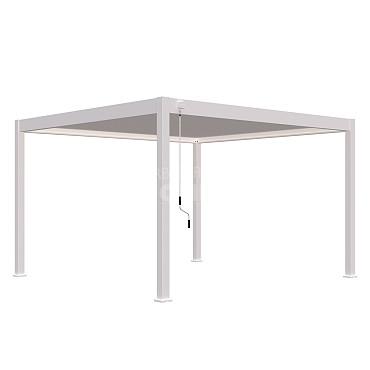 Shuttershade Aluminium Pergola Prime 400x400x255cm White RAL 9016 Vrijstaand