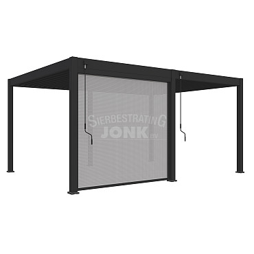 Shuttershade Pull Down Screen - 265cm Charcoal RAL 7015