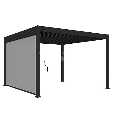 Shuttershade Pull Down Screen - 360cm Charcoal RAL 7015