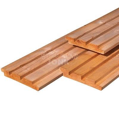 JWOODS Triple Profiel Plank 2,2x14x300 cm, Naturel