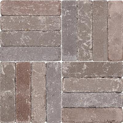 beton getrommeld abbeystone trommelsteen verouderd tumbelton antraciet 20x30