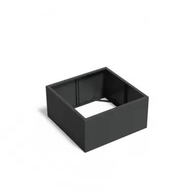 Plantenbak Carrez zonder bodem aluminium 120x120x60 cm
