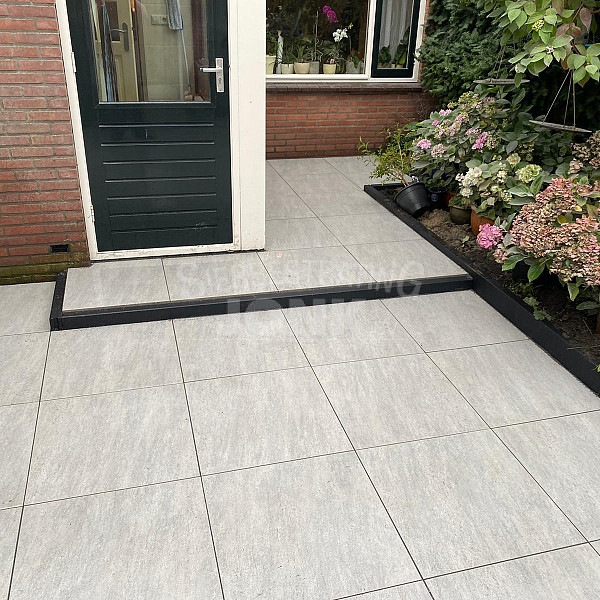 Restpartij Edam: 14,04 m2 Kera Twice 60x60x4,8 cm Moonstone Grey