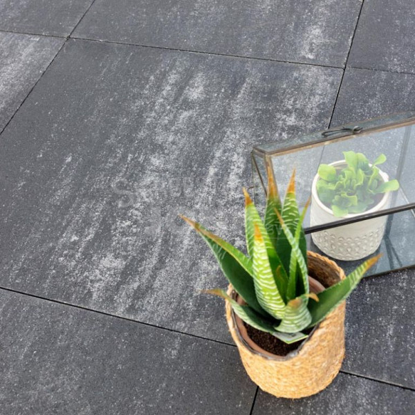 Restpartij Zwanenburg: ca. 235m2 Granitops Plus 60x60x4,7 Santorini Black