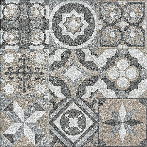 Restpartij Zwanenburg: ca. 4m2 GeoProArte Mosaic 60x60x4 cm Modern Taupe Deco