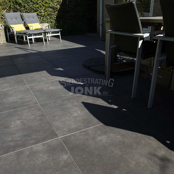 Restpartij Edam: 7,92 m² GeoCeramica® Cendre 60x60x4 cm Feu