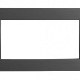 Vuren vast raam met helder glas, 71,2 x 43,8 cm., antraciet gespoten