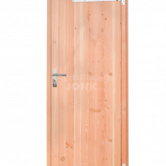 JWOODS Red Wood Enkele Dichte deur incl. beslag 100x205 cm, Rechtsdraaiend