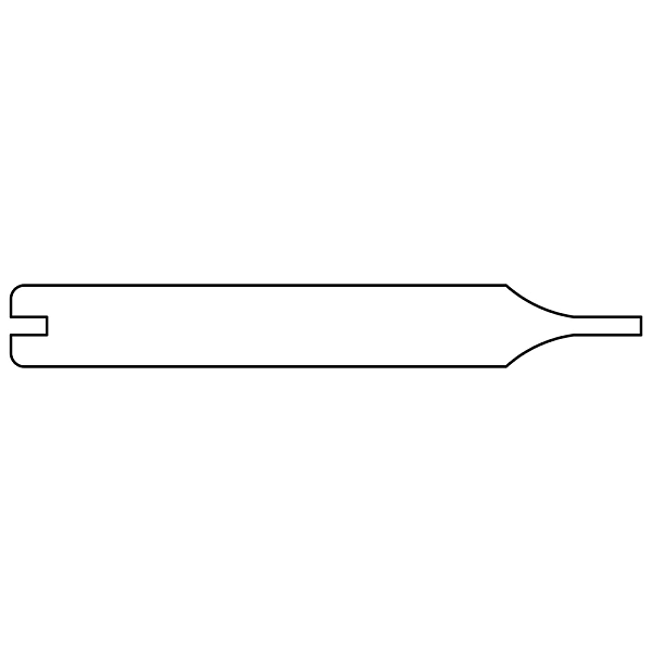 Grenen dubbel rabat 1,8x14x420 cm