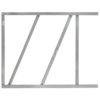 Stalen Poortframe verstelbaar 100x80 cm verzinkt