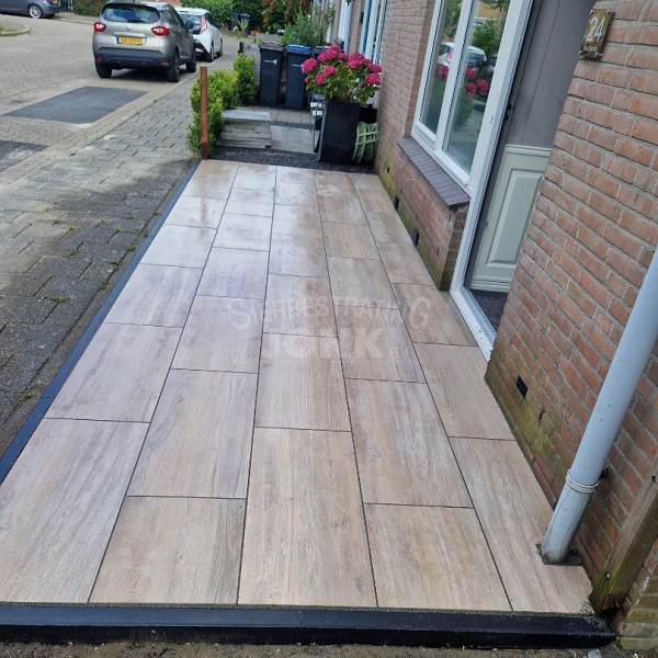 Outletpartij Actietegel keramiek op beton 40x80x4 cm Ruby Light (nog 11m2 voorraad Zwanenburg)