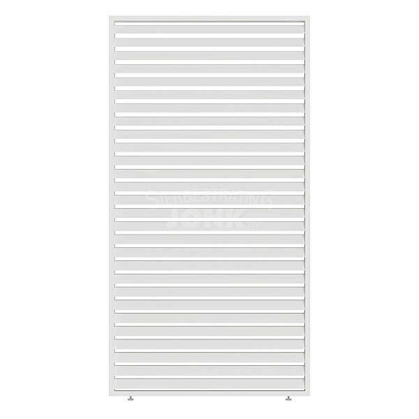 Shuttershade Louvre Shutter Paneel - 123cm White RAL 9016