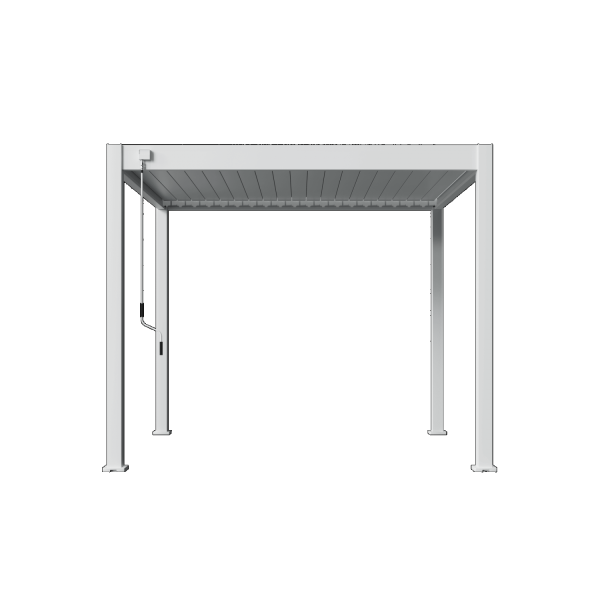 Shuttershade Aluminium Pergola 300x300x255cm White RAL 9016 Vrijstaand