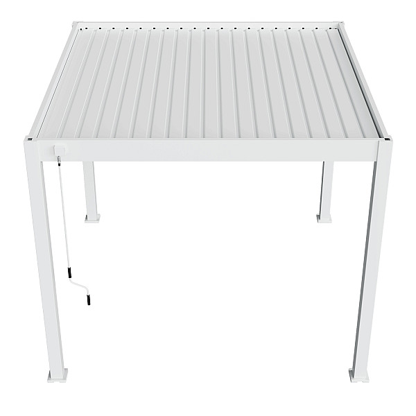 Shuttershade Aluminium Pergola 300x300x255cm White RAL 9016 Vrijstaand