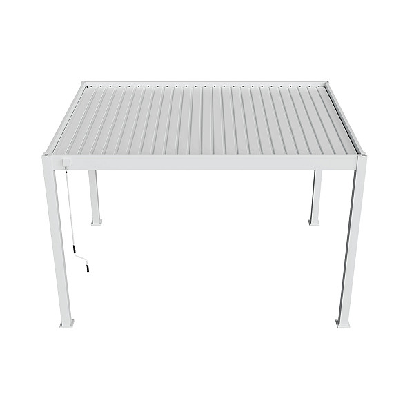 Shuttershade Aluminium Pergola 300x400x255cm White RAL 9016 Vrijstaand