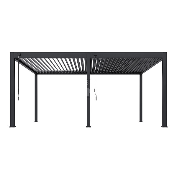 Shuttershade Aluminium Pergola 360x530x255cm Charcoal RAL 7015 Vrijstaand