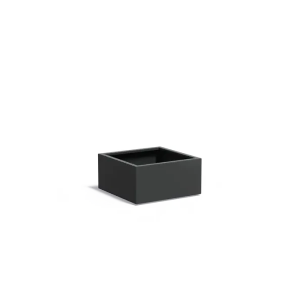 Plantenbak Carrez met bodem aluminium 80x80x40 cm