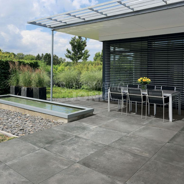 Restpartij 10,08 m2 GeoCeramica® 60x60x4 Chateaux Antracite