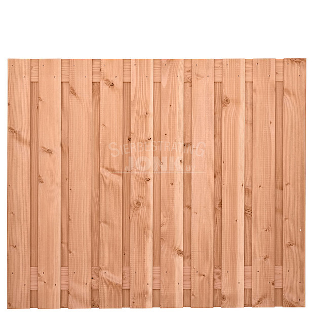 Tuinscherm Zwarte Woud geschaafd onbehandeld Douglashout 21-planks 180x150 cm