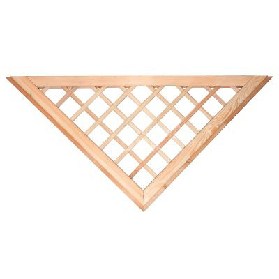 V-kader voor recht tuinscherm douglas 160x80x4,8 cm