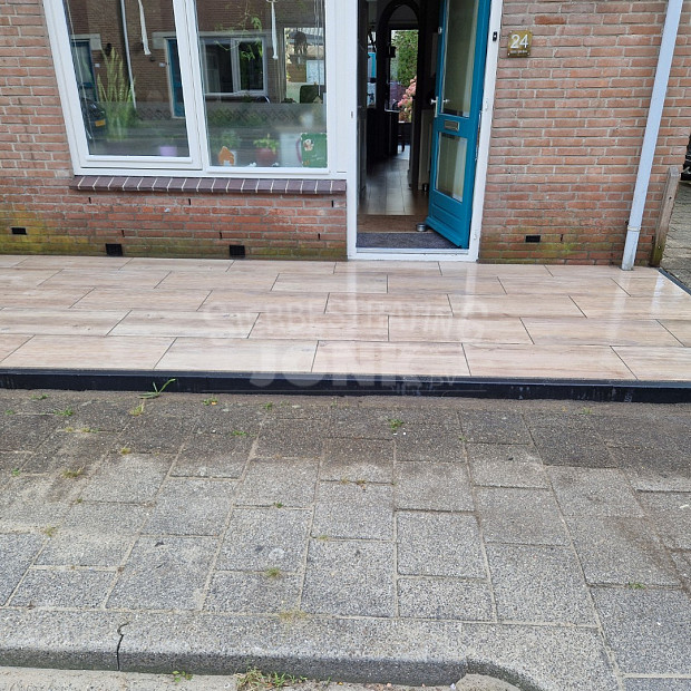 Outletpartij Actietegel keramiek op beton 40x80x4 cm Ruby Light (nog 11m2 voorraad Zwanenburg)