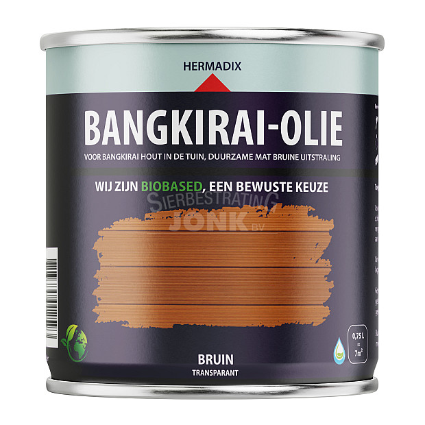 Impraline 750ml Bangkirai olie Bruin Transparant