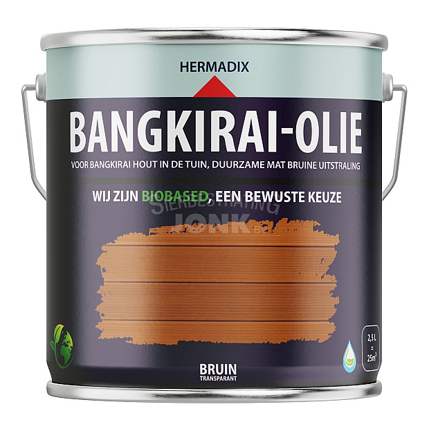 Impraline 2500ml Bangkirai olie Bruin Transparant