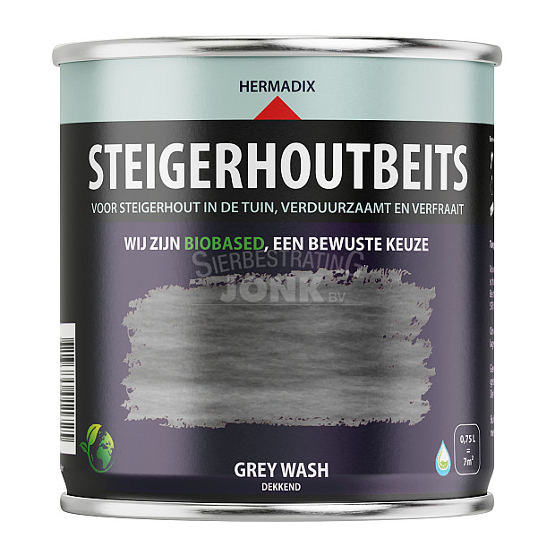 Steigerhoutbeits Grey Wash Dekkend 750ml