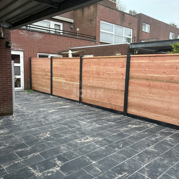 Betowood Scherm Douglas inclusief afdekkap 187 x 224 cm, onbehandeld