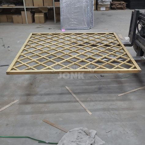 Restpartij Edam: 5 st. Grenen Trellis diagonaal 180x180 cm