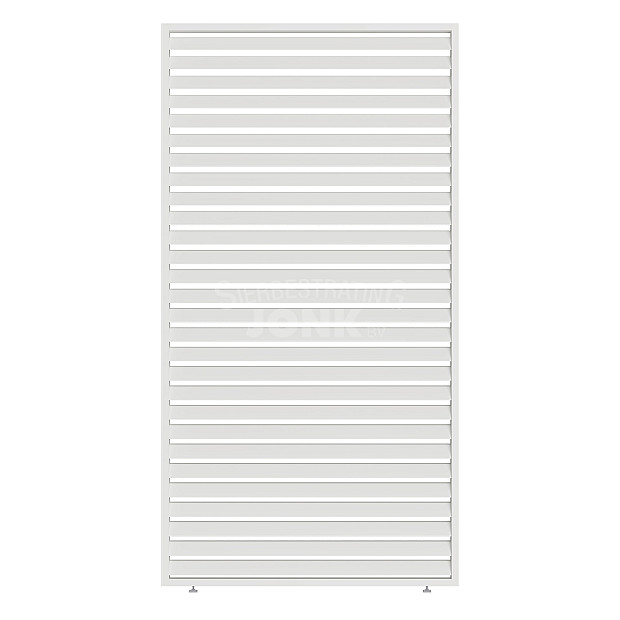 Shuttershade Louvre Shutter Paneel - 123cm White RAL 9016