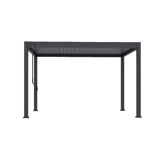 Shuttershade Aluminium Pergola 300x400x255cm Charcoal RAL 7015 Vrijstaand