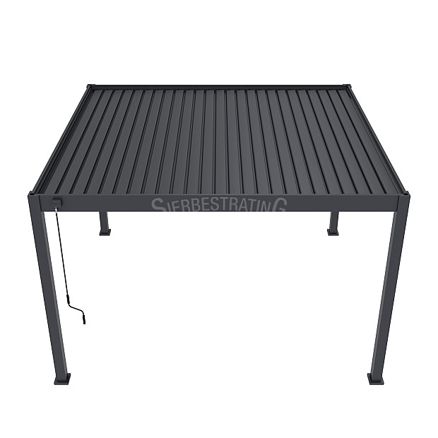 Shuttershade Aluminium Pergola 360x400x255cm Charcoal RAL 7015 Vrijstaand