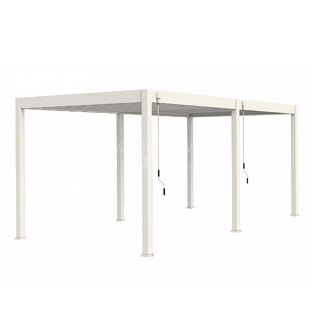 Shuttershade Aluminium Pergola 360x530x255cm White RAL 9016 Vrijstaand