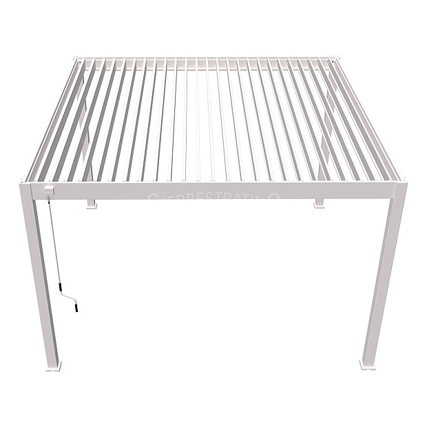 Shuttershade Aluminium Pergola Prime 400x400x255cm White RAL 9016 Vrijstaand