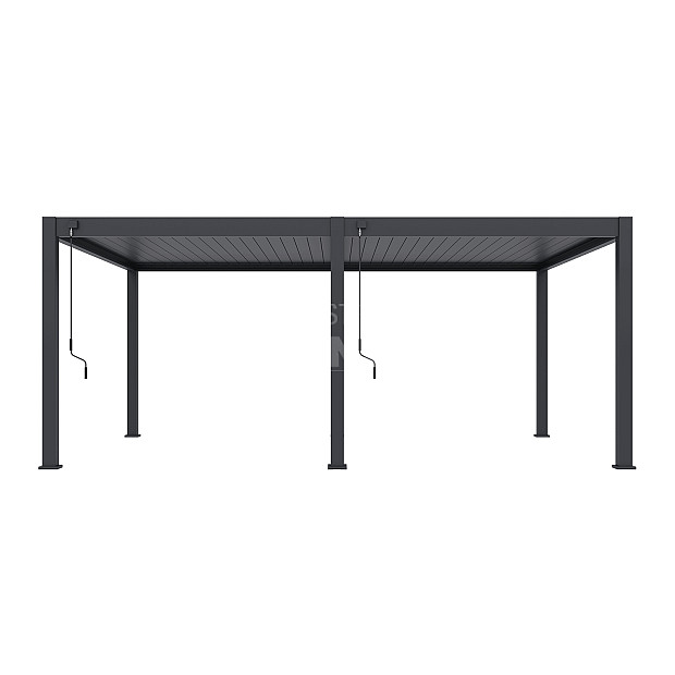 Shuttershade Aluminium Pergola Prime 400x600x255cm Charcoal RAL 7015 Vrijstaand