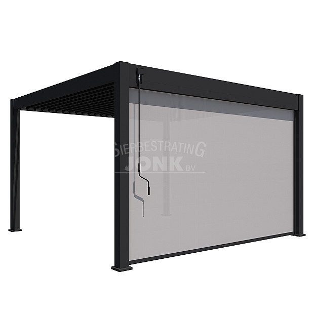 Shuttershade Pull Down Screen - 400cm Charcoal RAL 7015