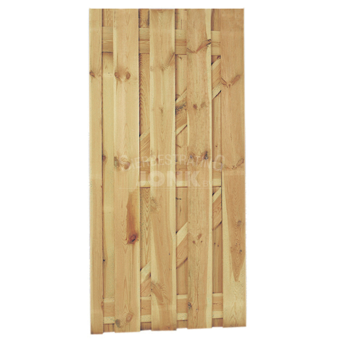 tuin maximaliseren Herformuleren Grenen Tuindeur Recht op houten frame 100x180 cm - Sierbestrating Jonk B.V.